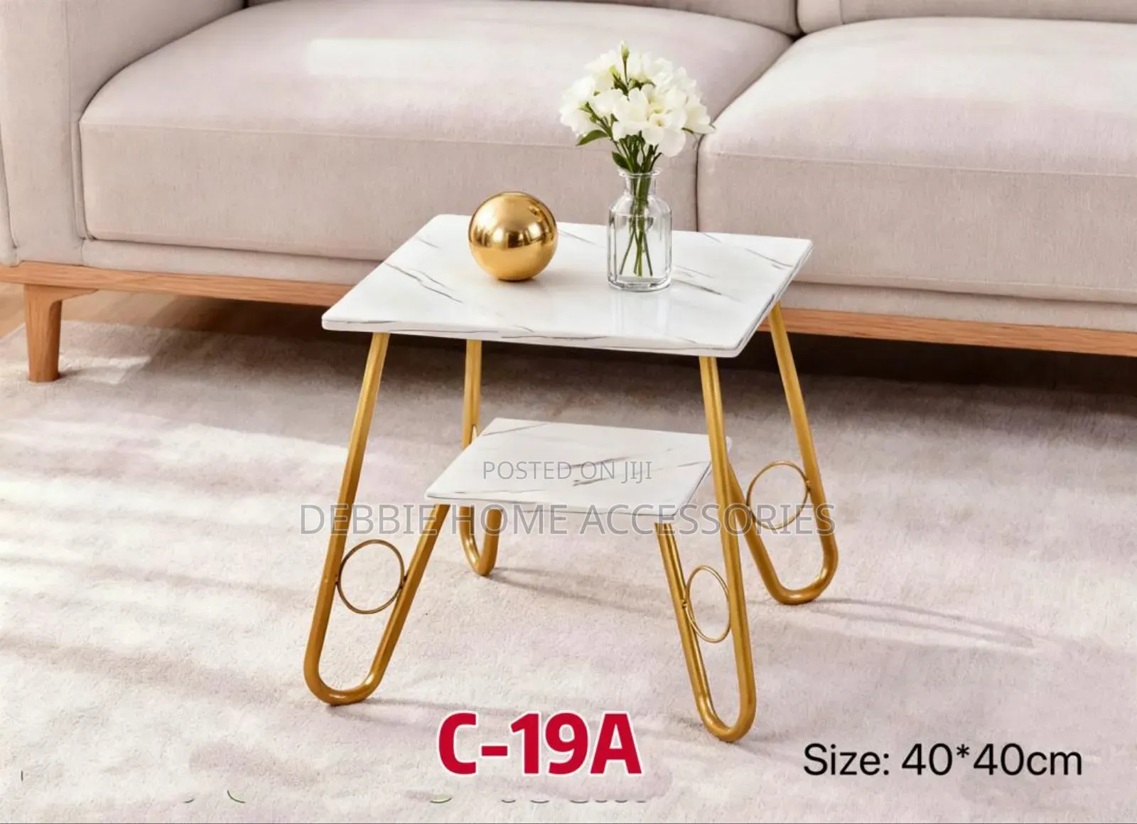 Wood Side Table C-19a(Size 40*40cm)