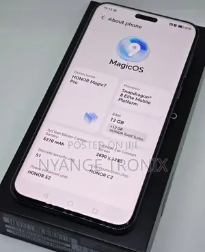 New Honor Magic7 Pro 512 GB Black