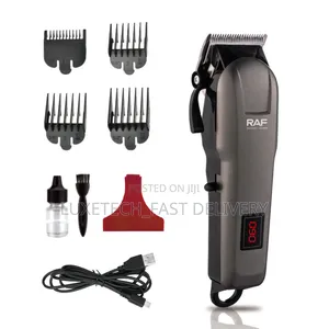 Raf R.400 Rechargeable Hair Clipper With a Digital Display