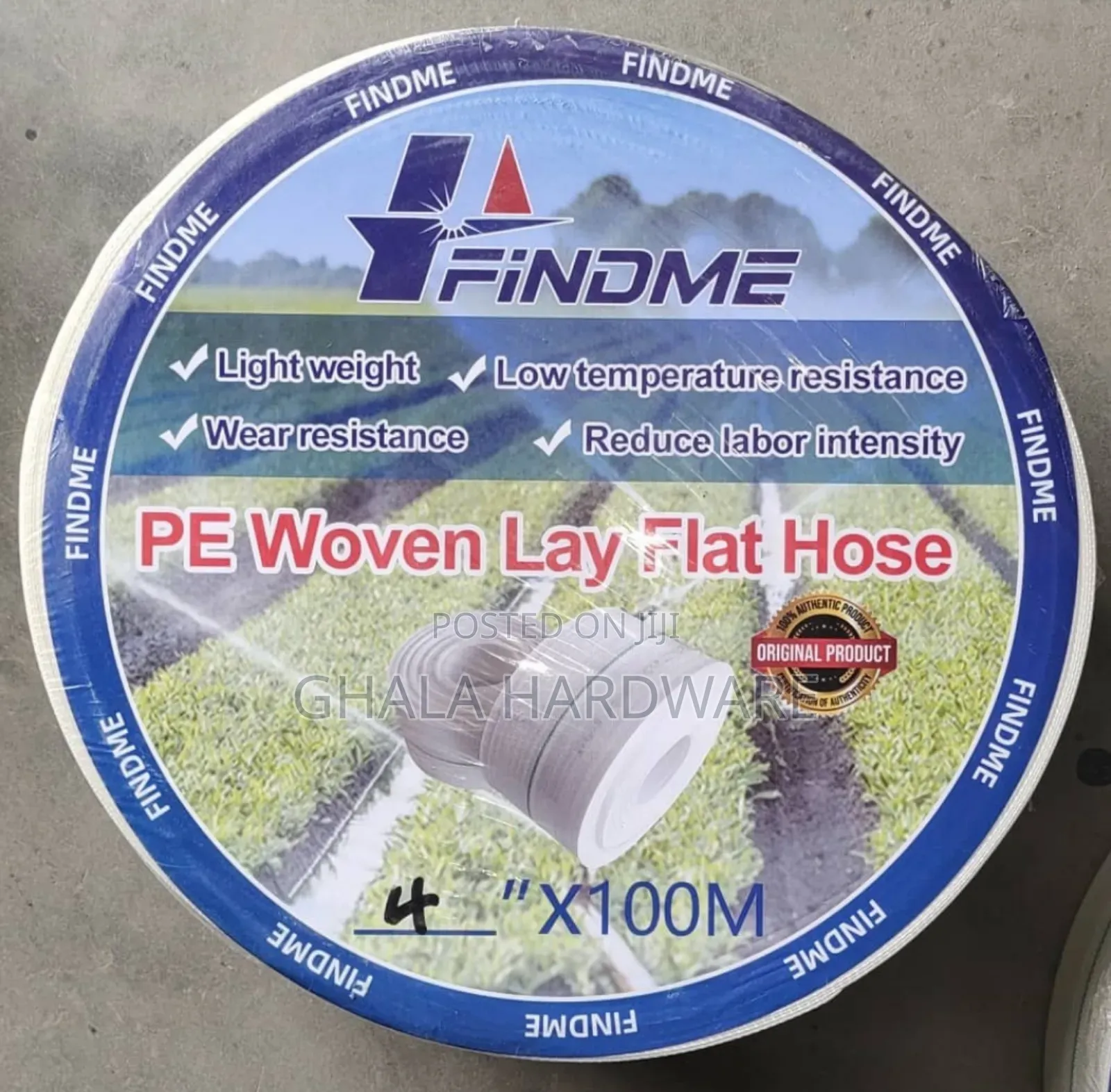 Pe Woven Lay Flat Hose 4"100m