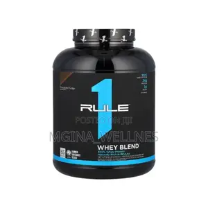Rule 1 Whey Blend Chocolate Fudge 5lb Serv 65