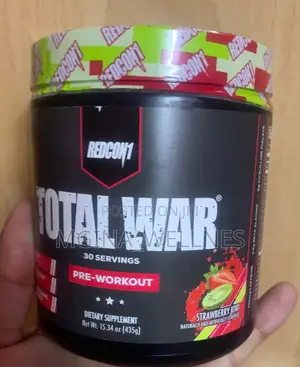 Redcon1 Total War Pre-Workout 441g, Enhance Endurance,