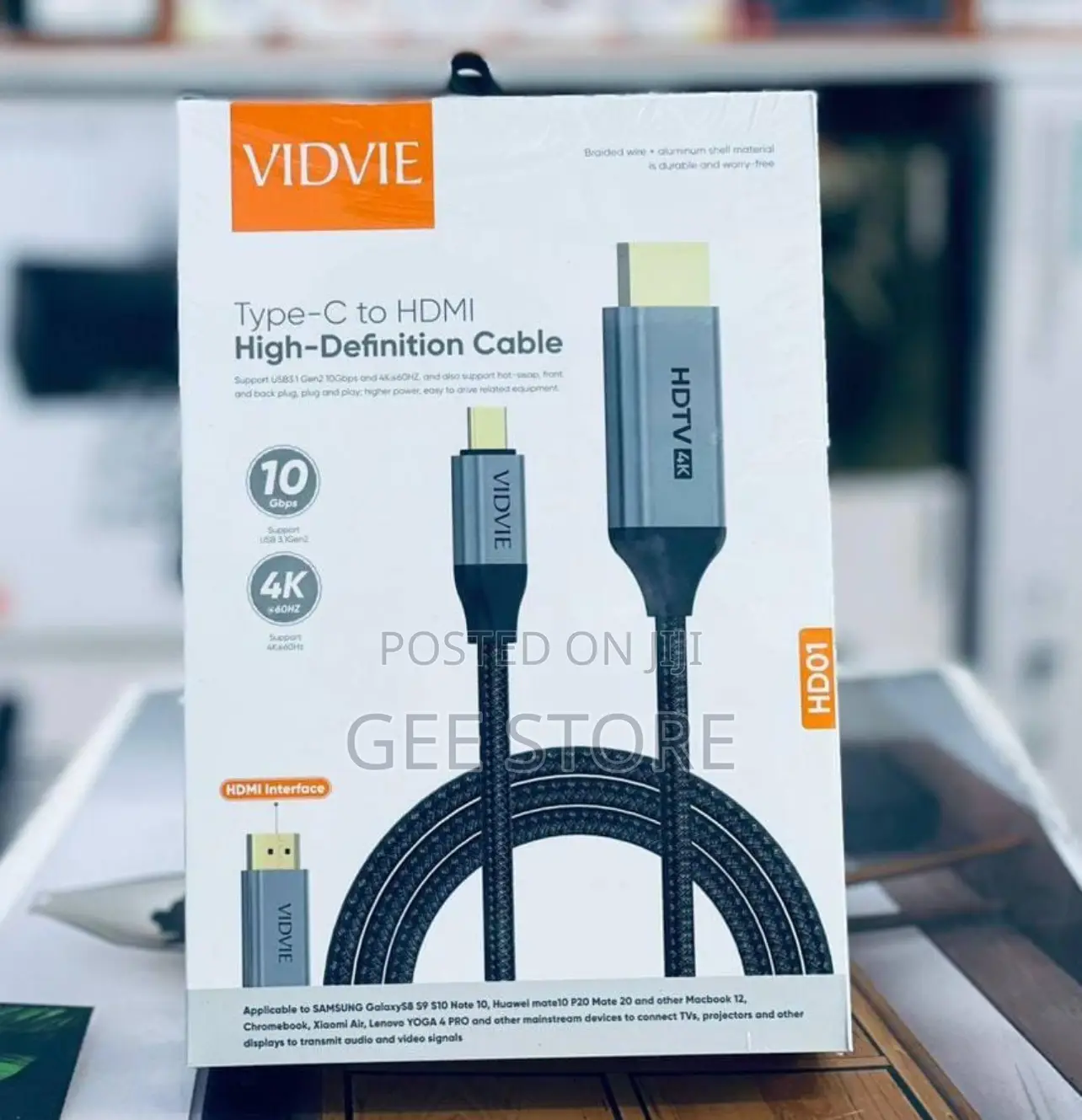 Vidvie Type C to Hdmi Cable
