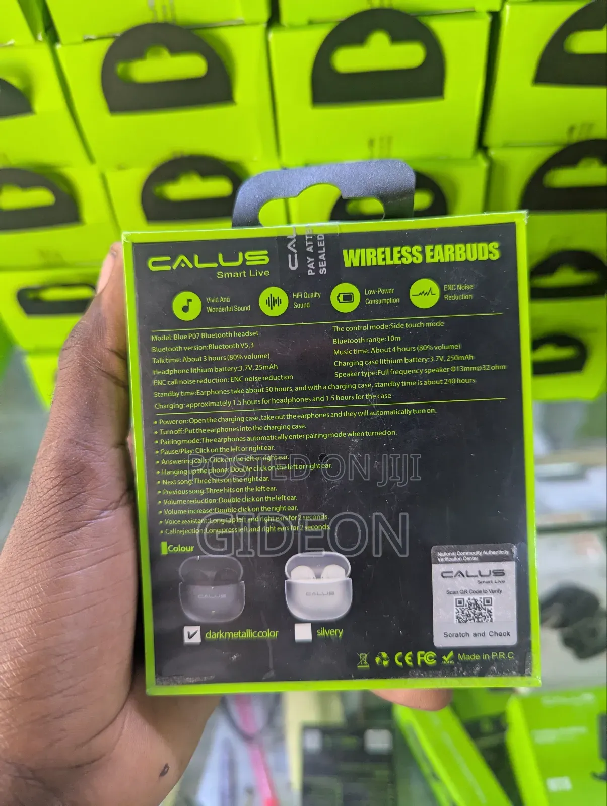 Hazina Rubber Calus Earpods