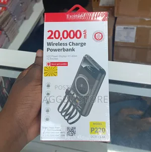 Excellent 20000mah Wireless Charge Powerbank (With Usbs)
