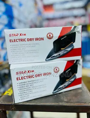 Star XTM Electric Dry Iron Stainless Steel New