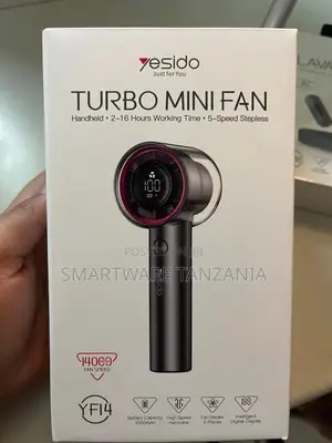 Portable Handheld Turbo Fan With Lanyard for Outdoor Travel, Women