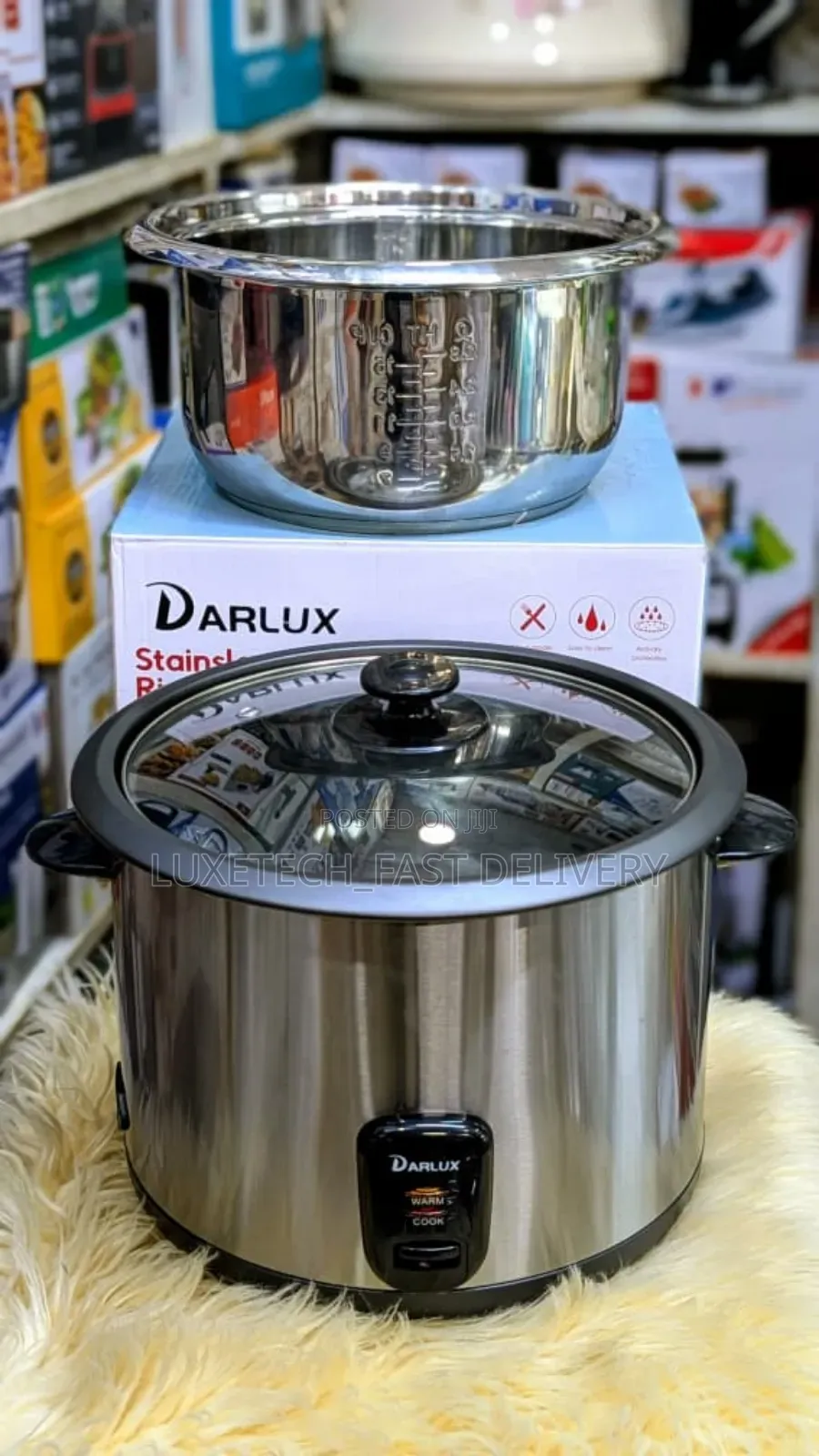 Darlux Rice Cooker 2.8 Liters With 2 Pots (Sufuria 2)