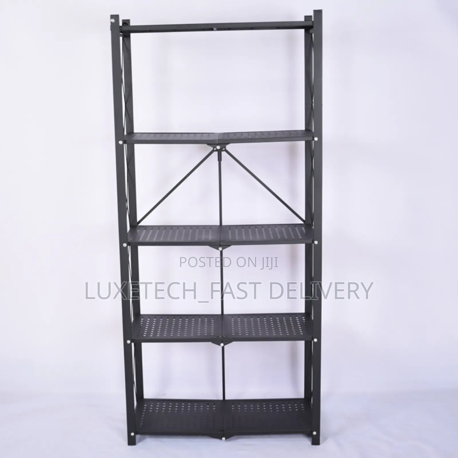 5-Layer Foldable Metal Storage Rack