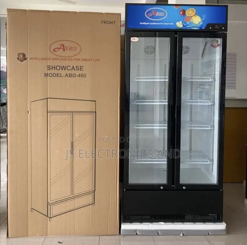 Aero Showcase Ujazo Wake 460liter Double Doors Glass (Free Delivery)