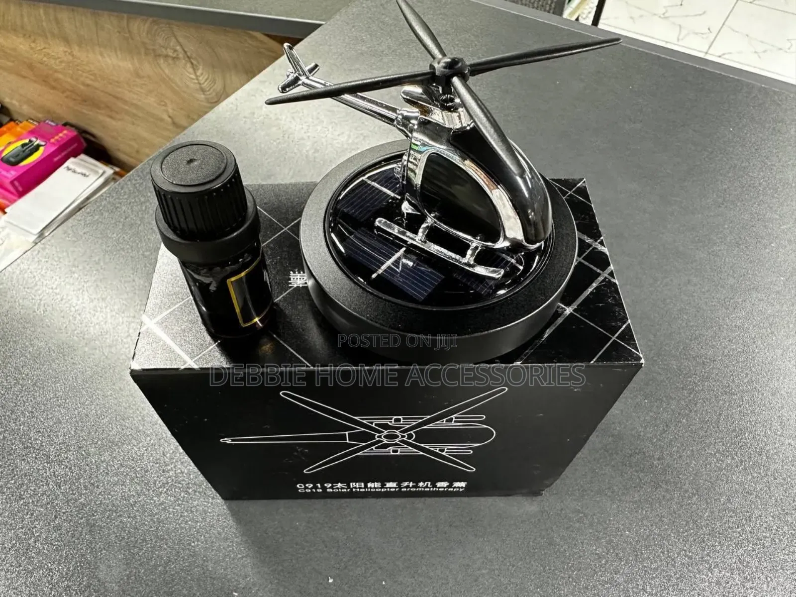 Helicopter Solar Car Perfume Diffuser