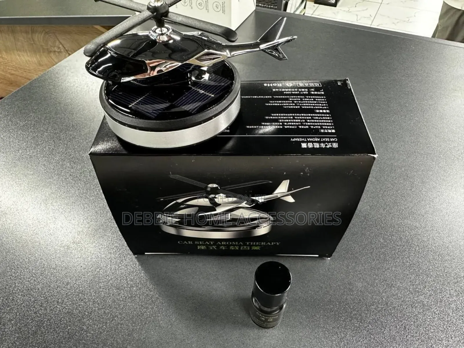 Helicopter Solar Car Perfume Diffuser