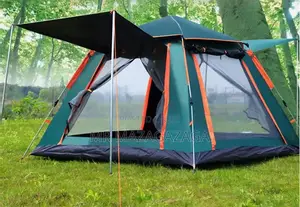 Camping Tent 6 Peoples With Canopy