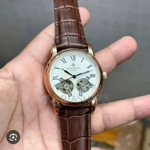 Patek Phillipe Skymoon Tourbillon Automatic Watch Brown