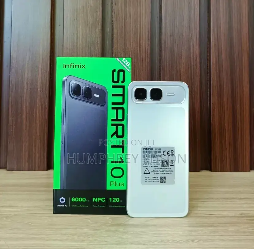 New Infinix Smart 10 Plus 128 GB Silver