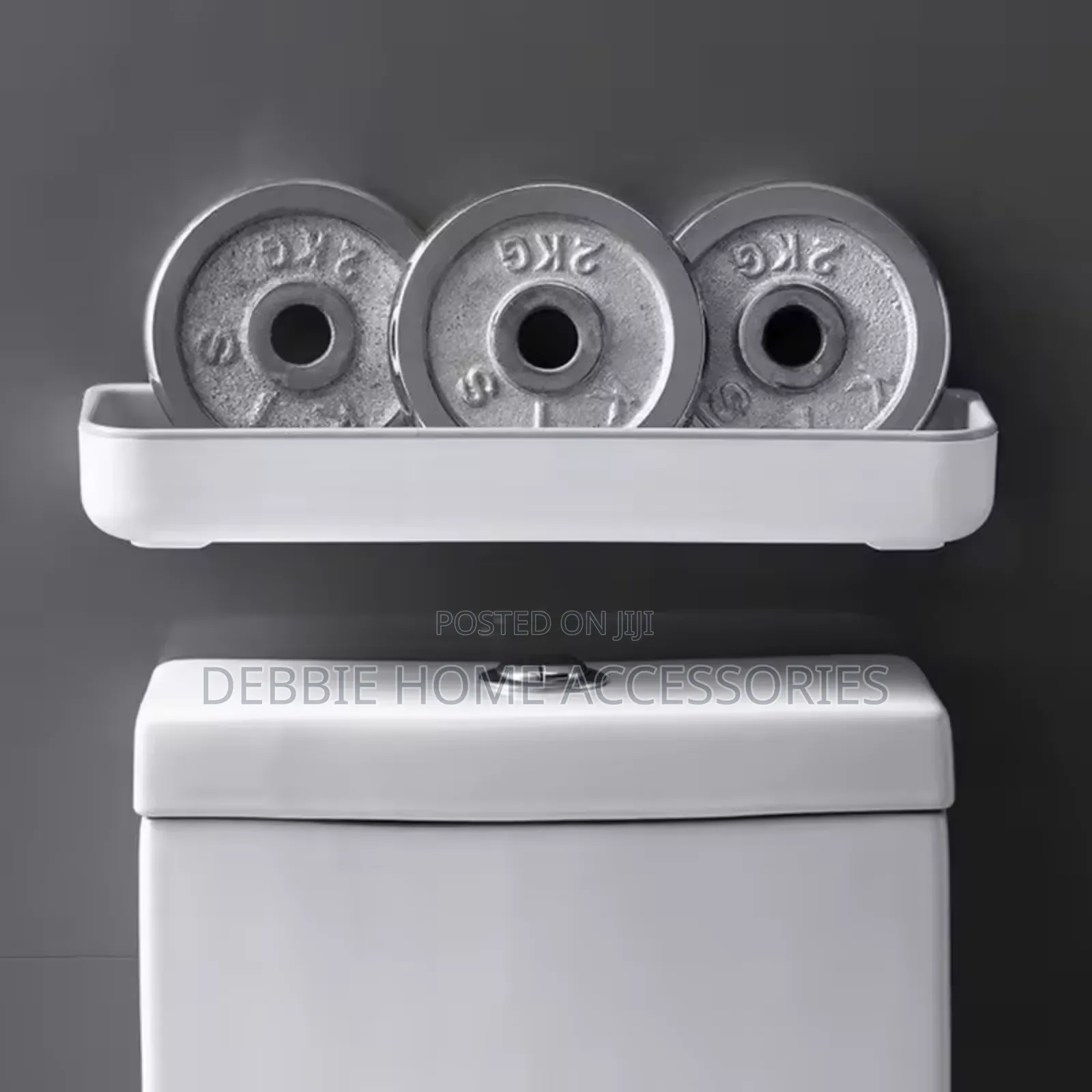 Wall-Mounted Bathroom Toilet Organizers