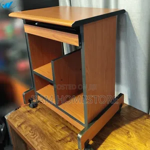 Compact Computer Desk With Keyboard Tray