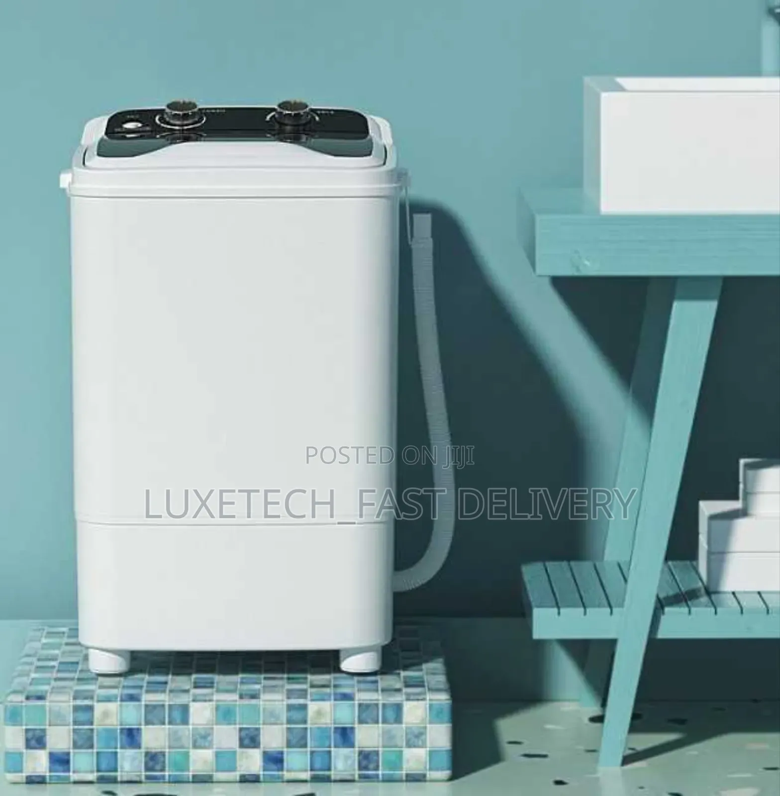 Portable Mini Washing Machine 6kg (Wash and Spin)