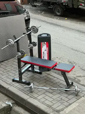 Bench+Set Dumbell Kg50