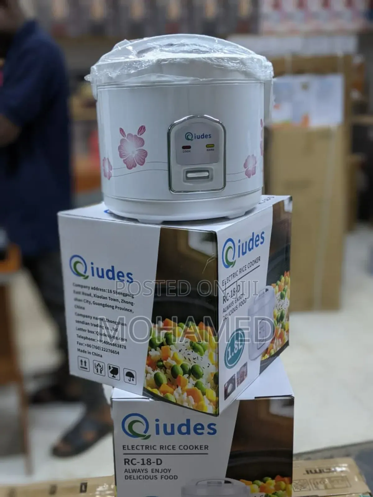 Qiudes Rice Cooker 1.8l