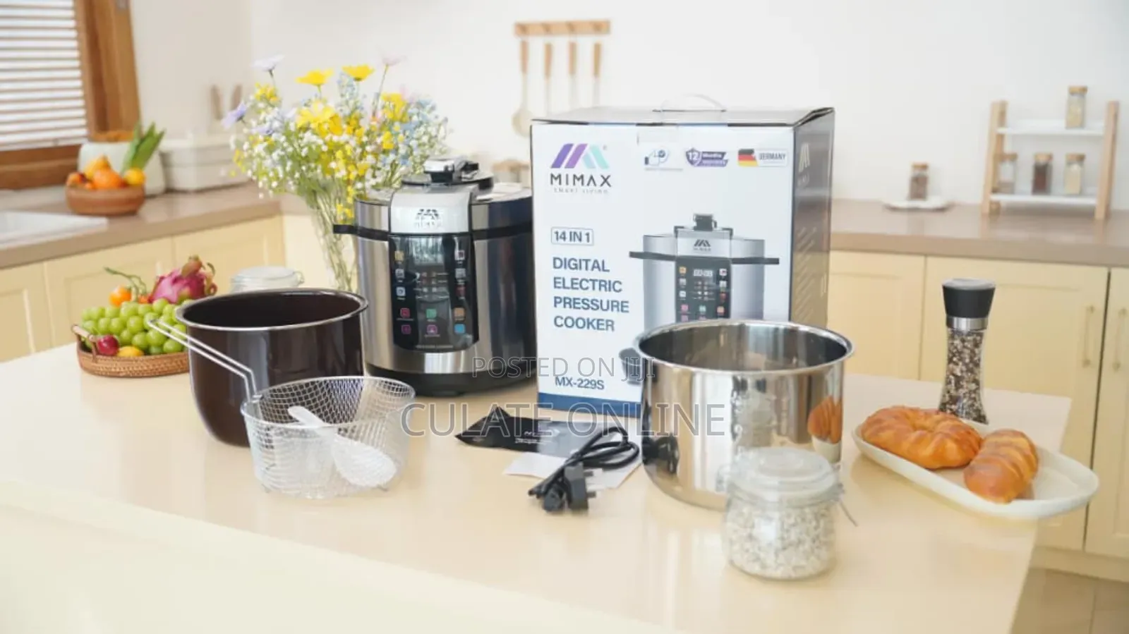 7ltrs Mimax 14 in 1 Digital Electric Pressure Cooker