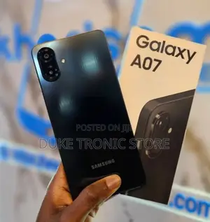 New Samsung Galaxy A07 4G 64 GB Black