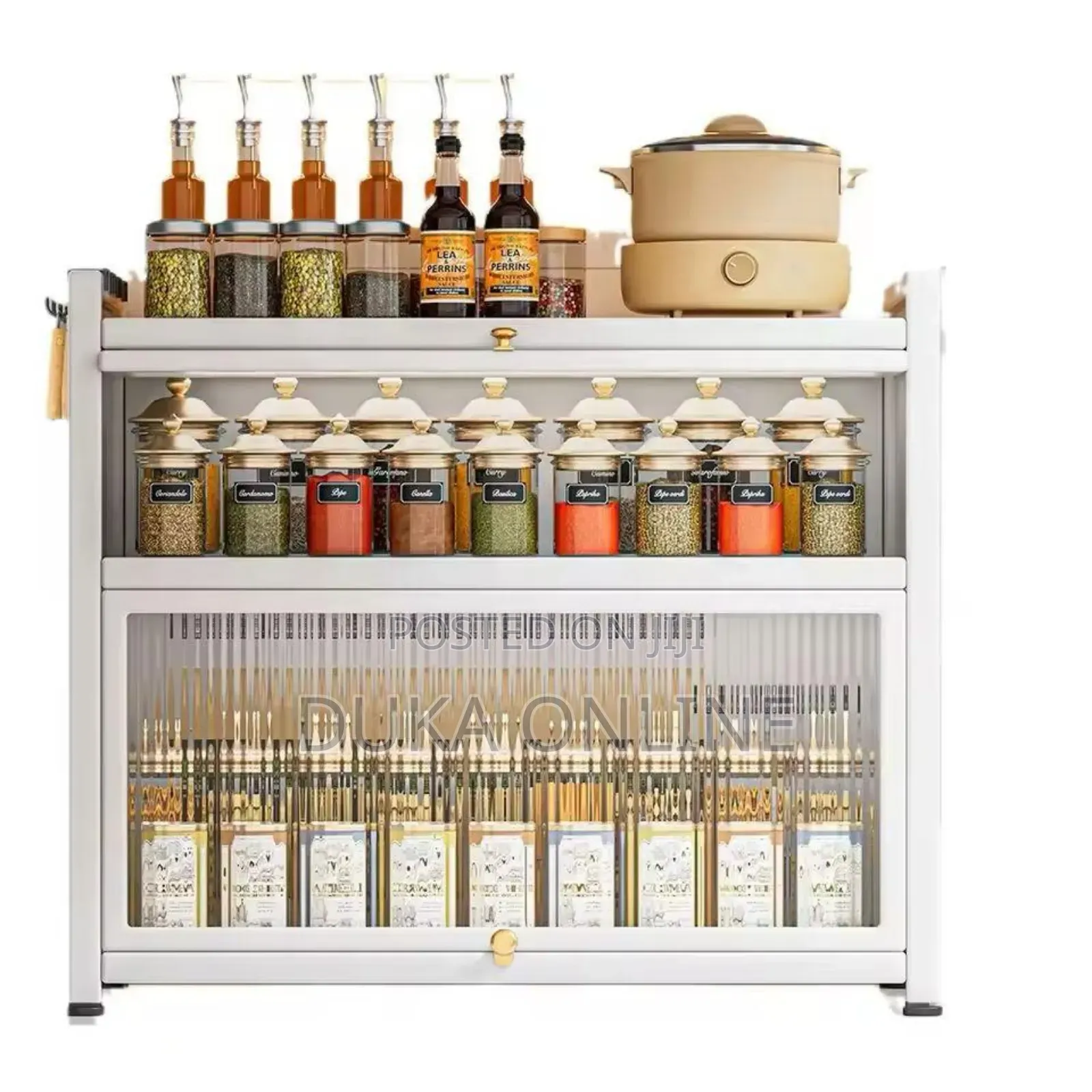 *#Kitchen Countertop Seasons Storage