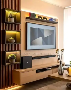 Tv Wall Unit and Showcase Decoration