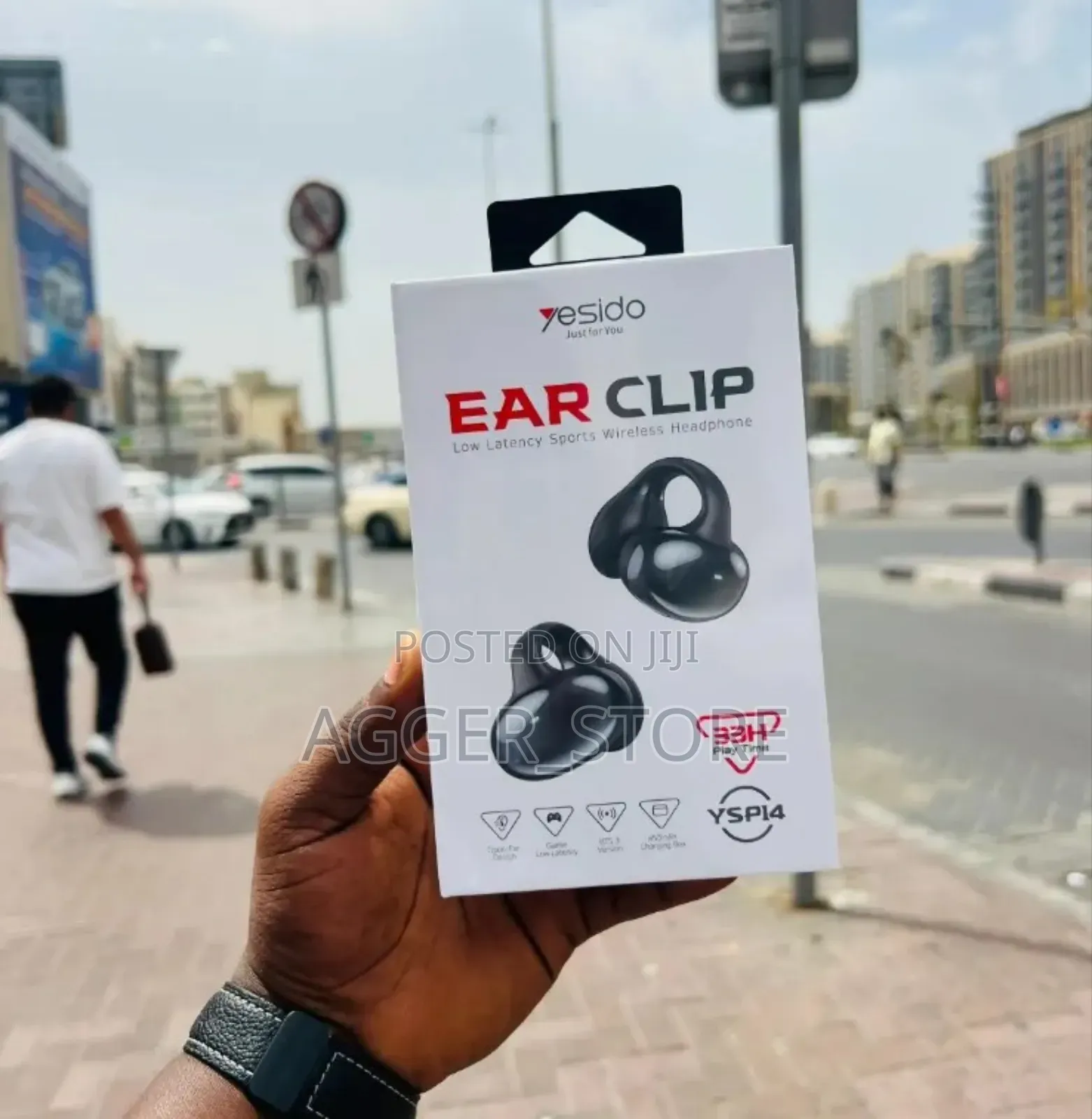Yersido Ear Clip Earbuds for Sports