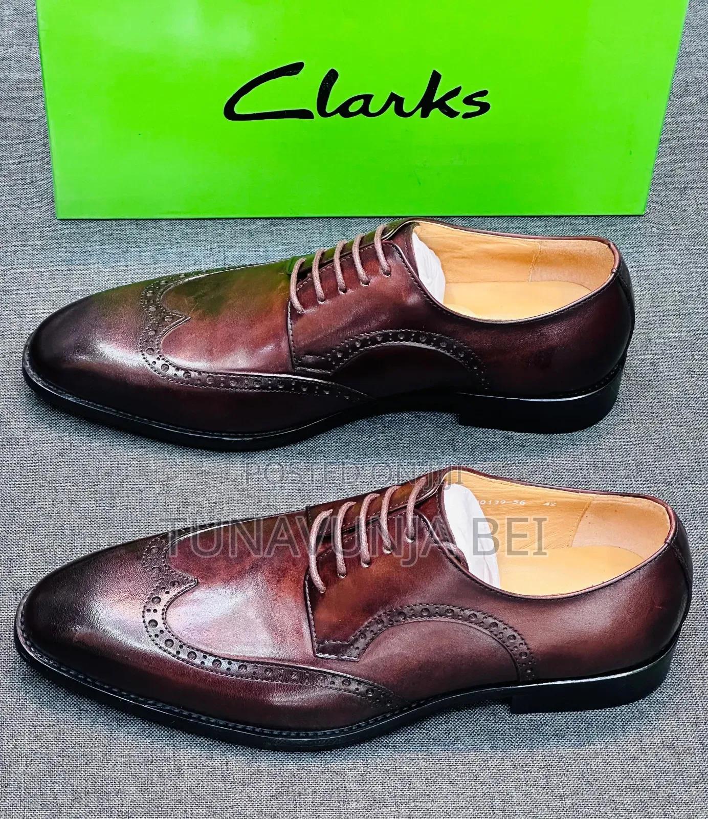 Cracks Coffee Shoes/ Pure Leather Shoes / Made in Italy