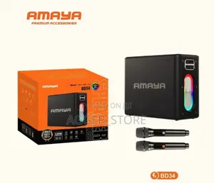 Amaya Bd34 Wireless Bluetooth Speaker, a Portable Speaker With Karaoke
