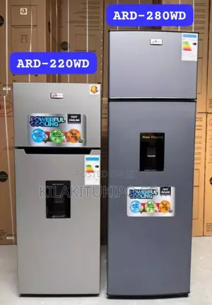 New Arrival Aero Double Door Refrigerator With Water Dispenser 220l