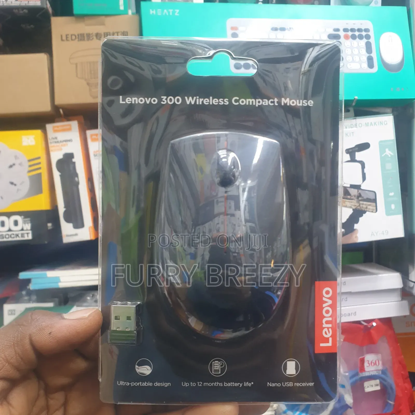 Lenovo 300 Wireless Compact Mouse