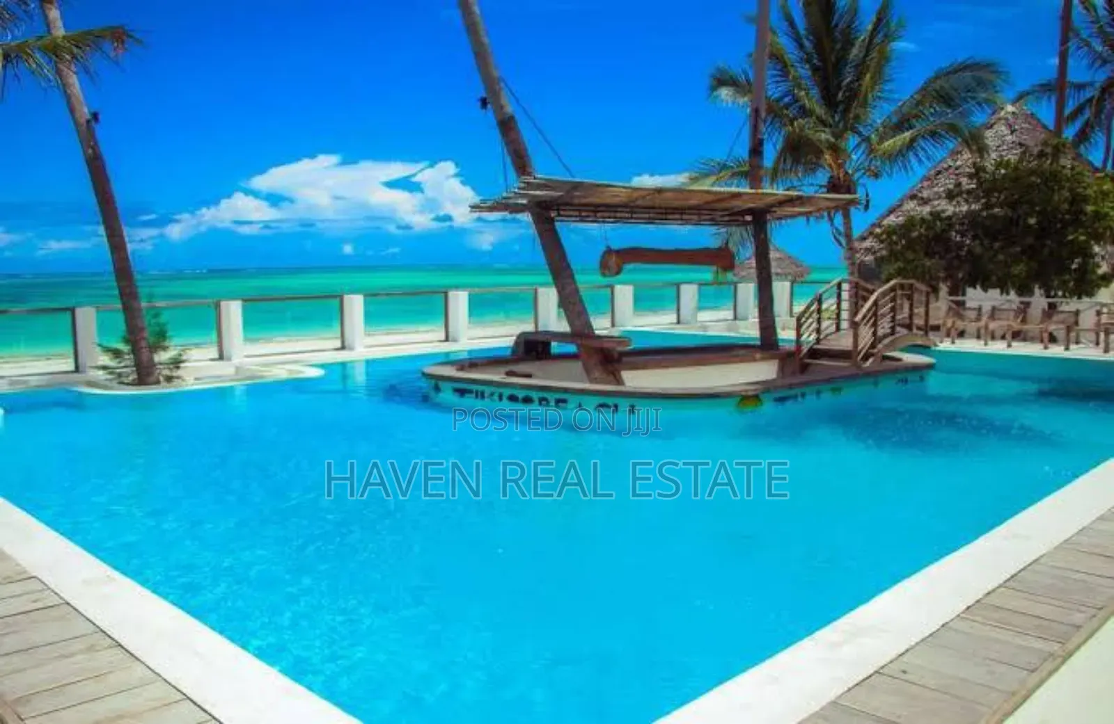 Beach Bungalow Hotel for Sale at Zanzibar