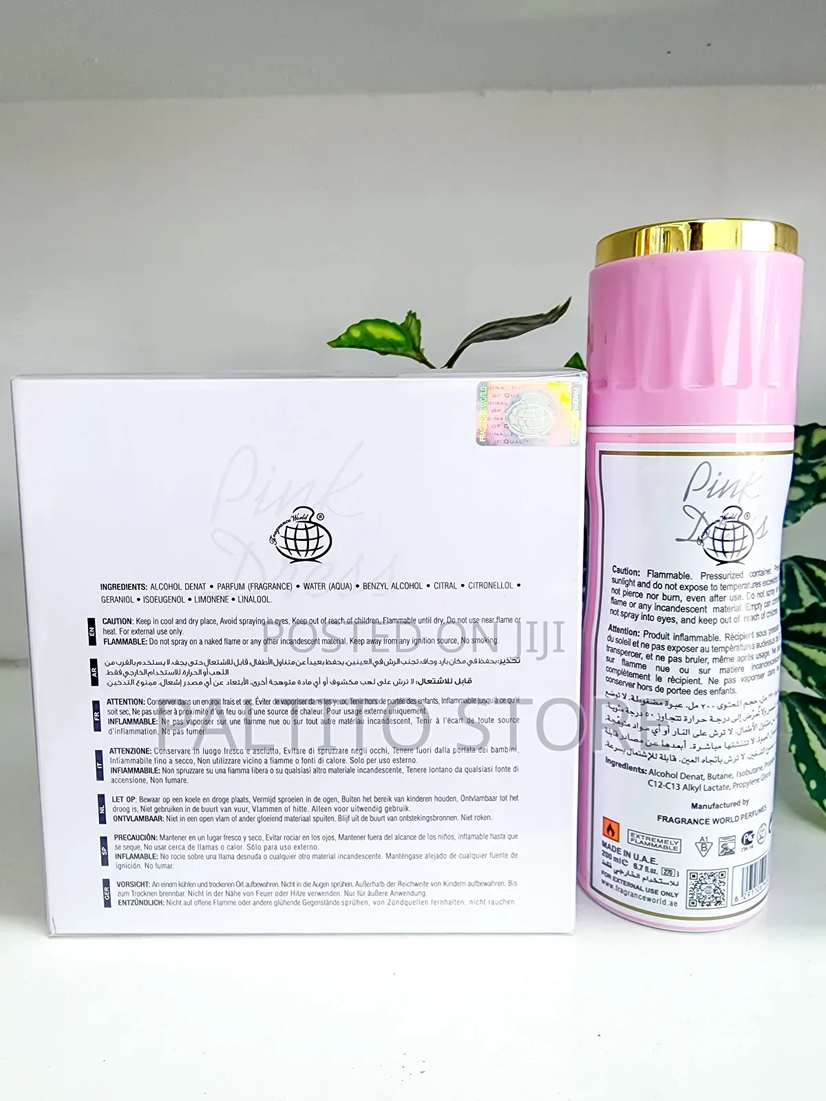 Pink Dress Perfume (2 Spray and 1 Perfume)