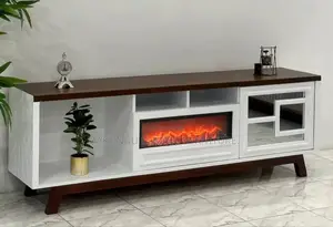 Tv Showcase Ni Latest Design Ina Sehemu Ya Fire Place
