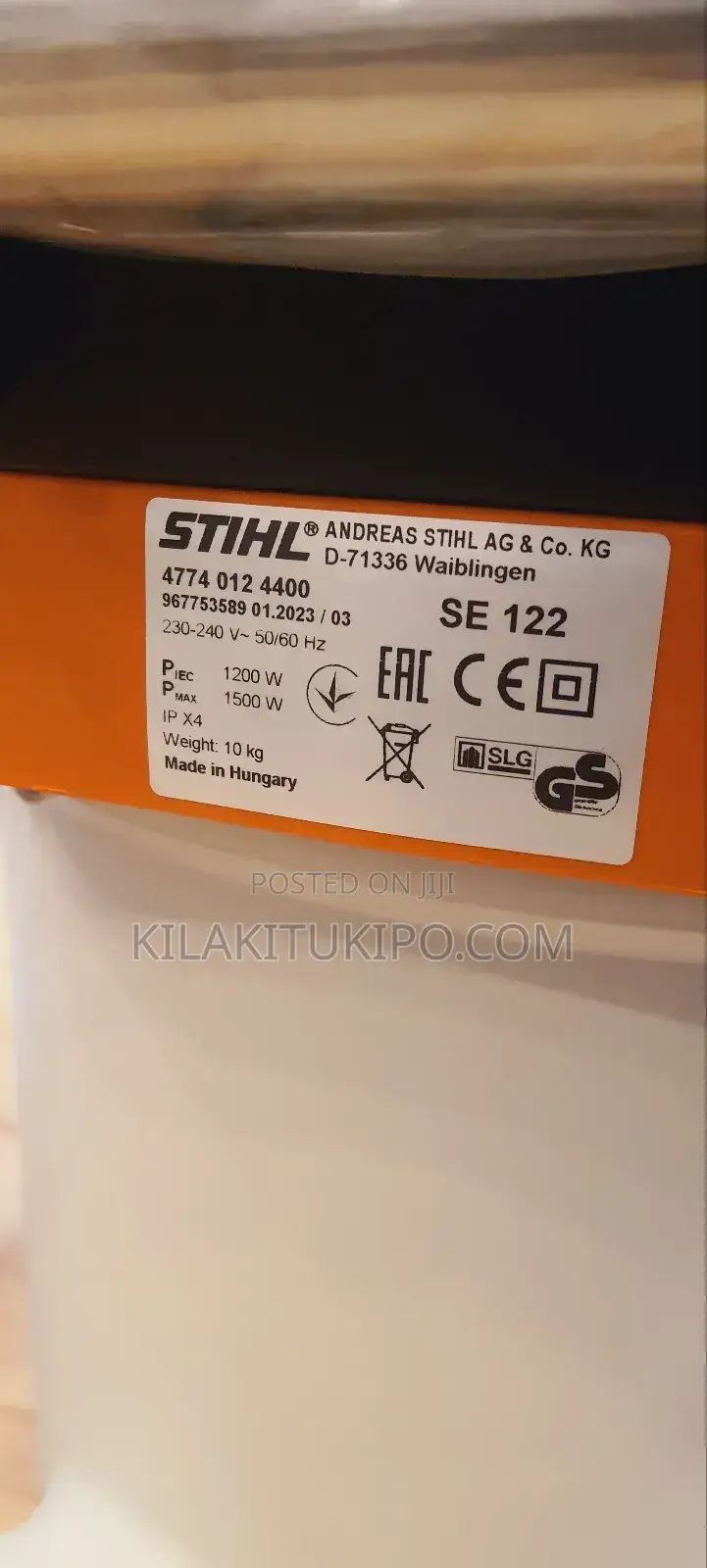 Stihl Se 122 Wet Dry Vacuum Cleaner