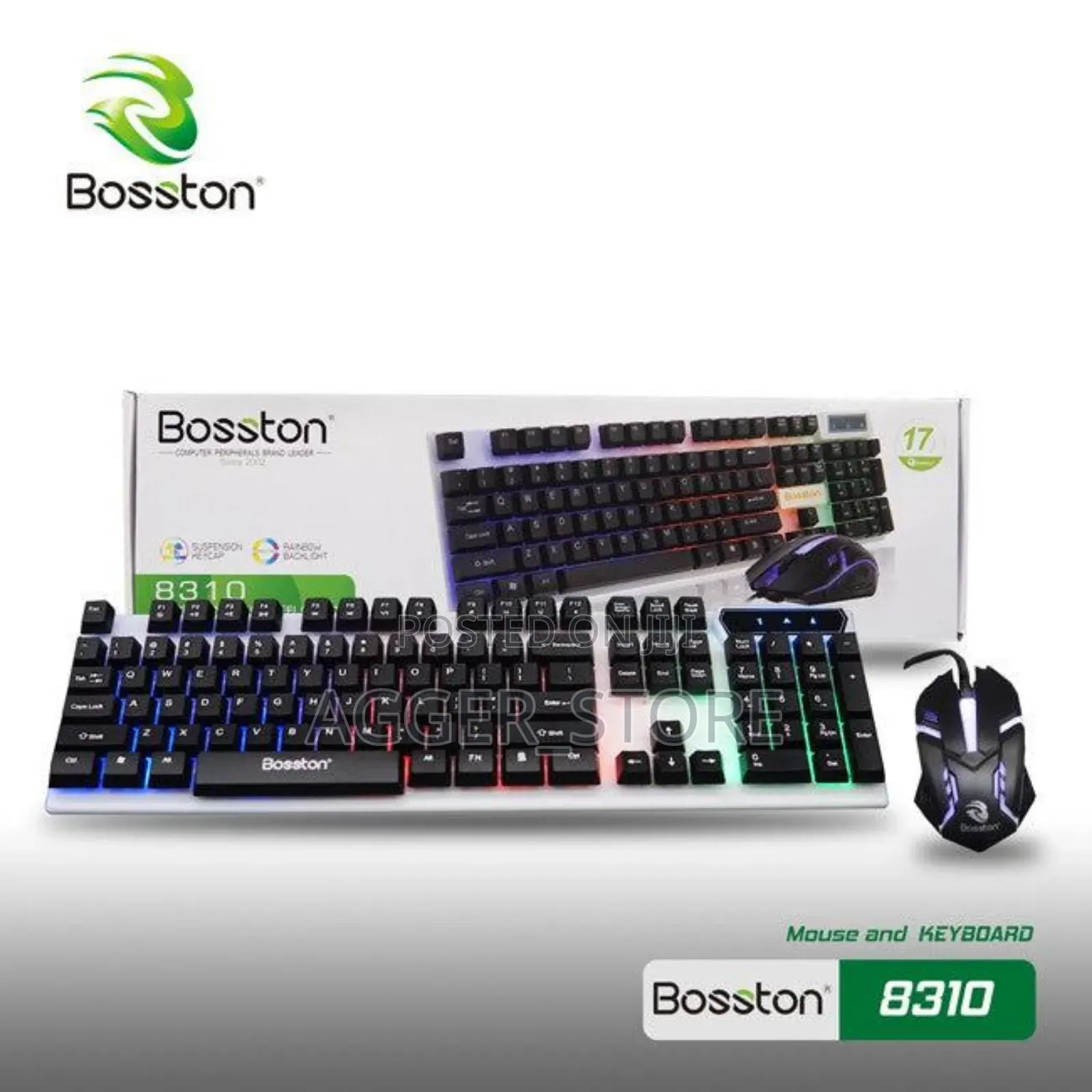 8310 Boston Rgb Mouse Combo Keyboard