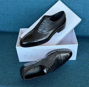 Versace Leather Shoes Moccains