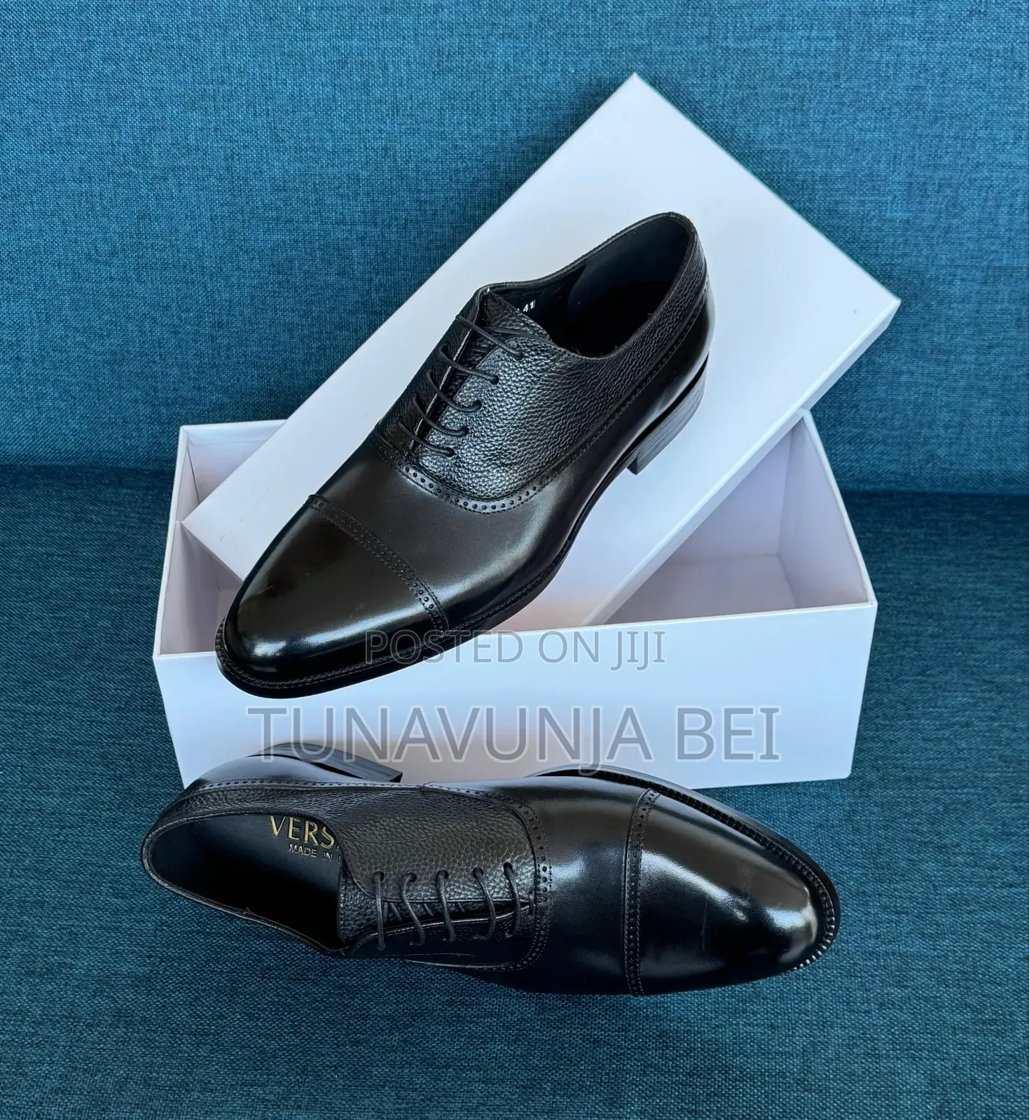 Versace Leather Shoes Moccains