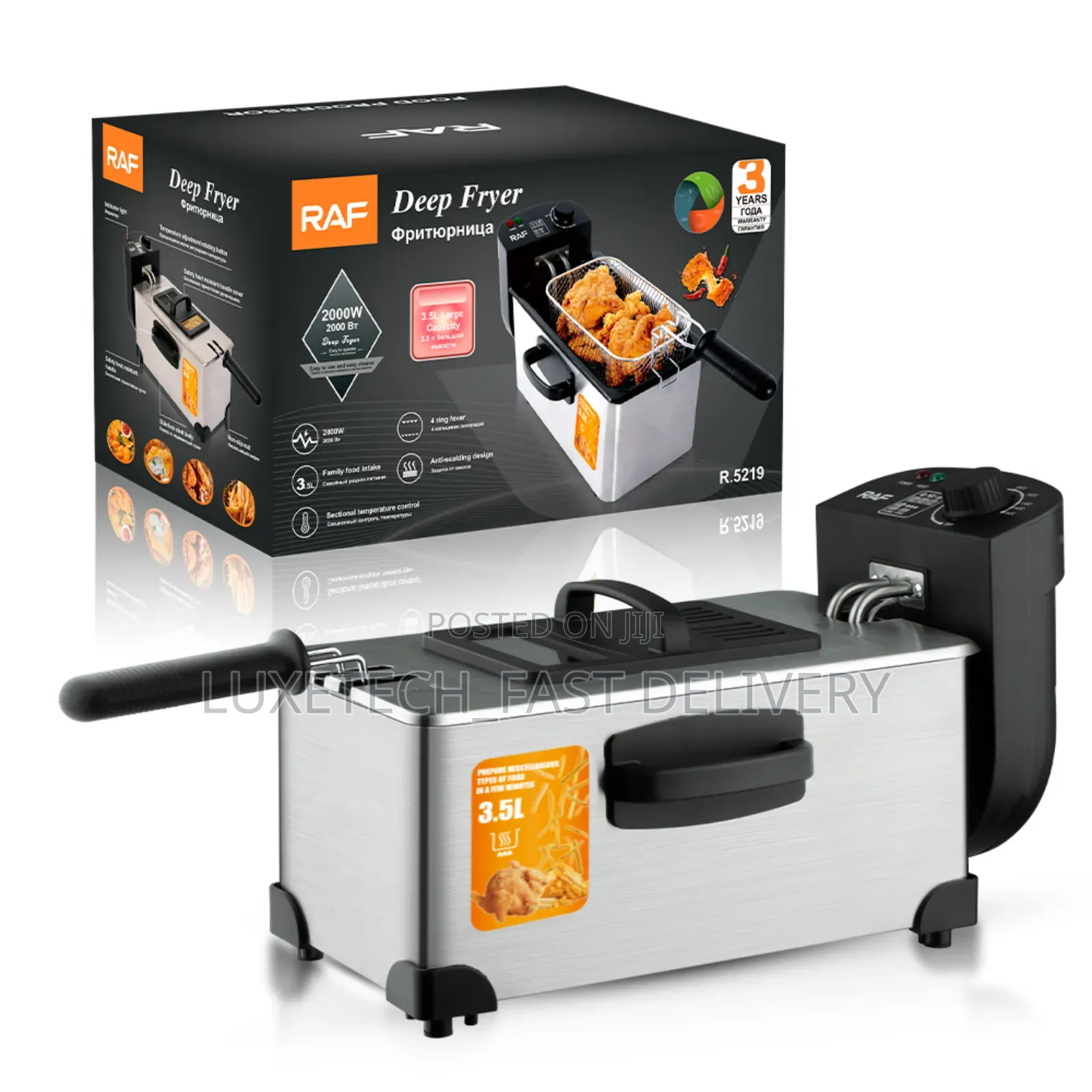Raf Electric Deep Fryer 3.5l