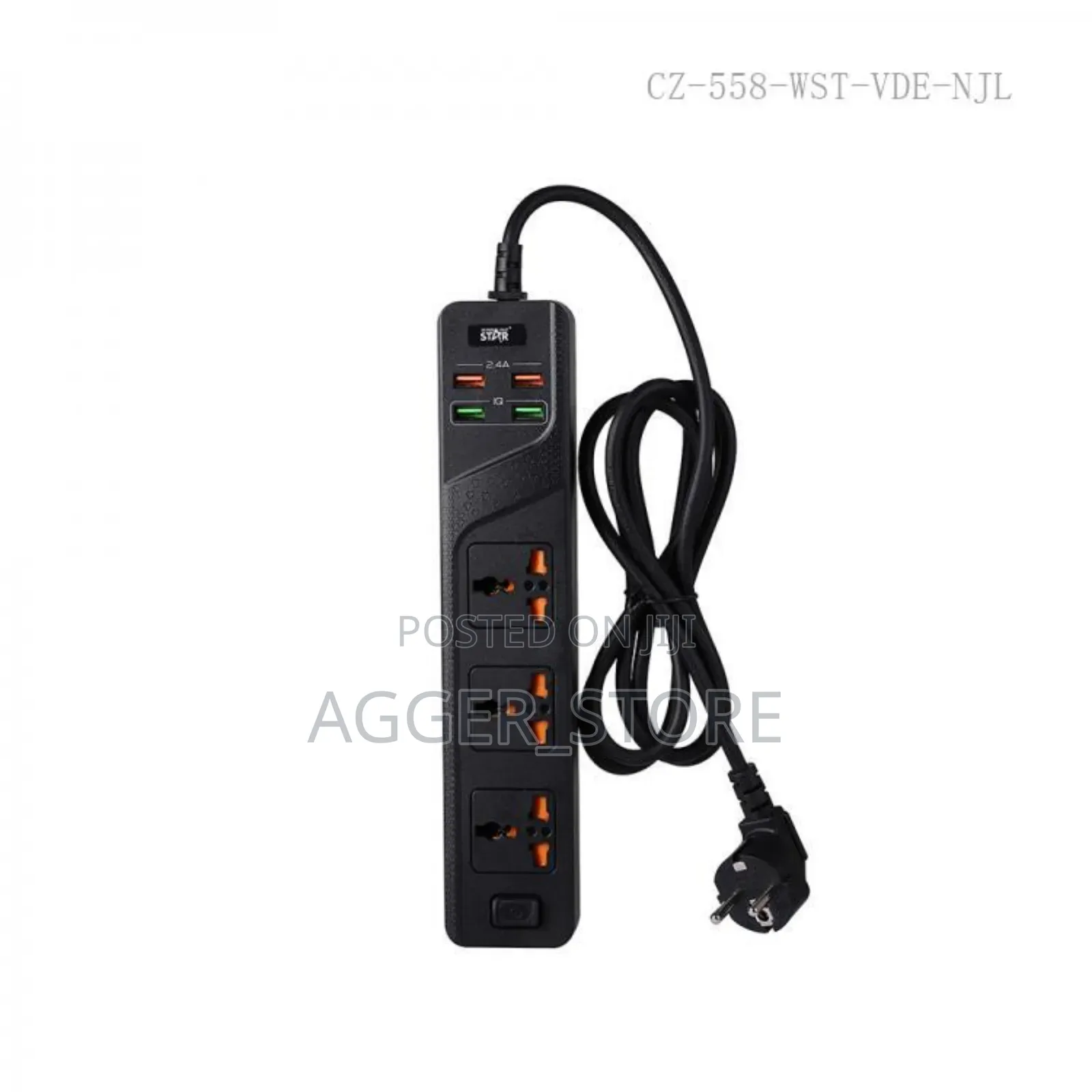 Universal Extension With Four Ports, and Four Usb Ports