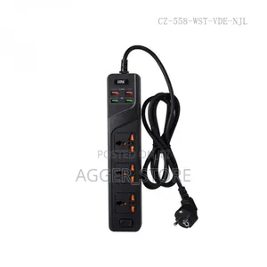 Universal Extension With Four Ports, and Four Usb Ports