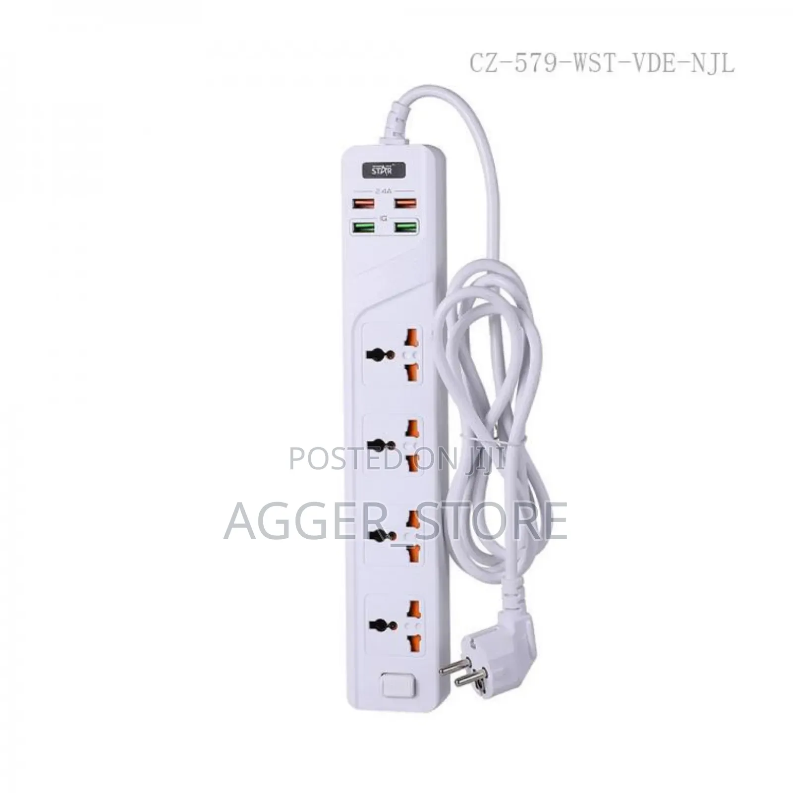 Universal Extension With Four Ports, and Four Usb Ports