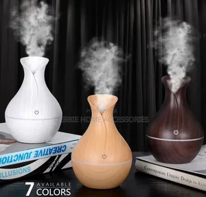 Wood-Grain Essential Oil Diffuser and Humidifier.