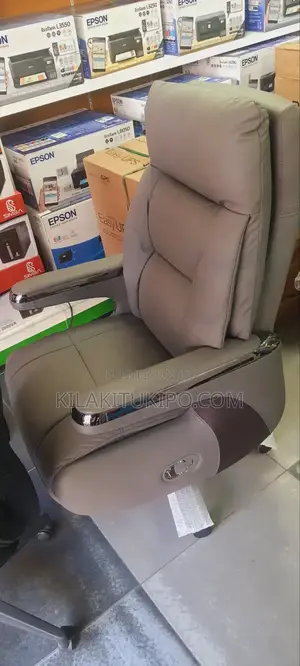Luxury Chair With Leather Material