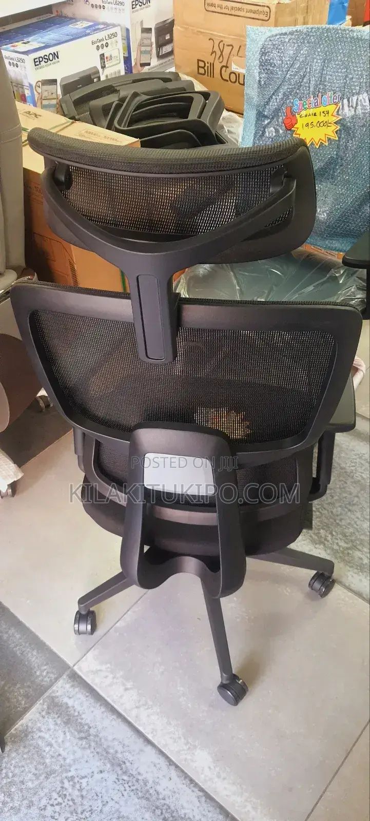 Office Chair With Lumber Head Rest