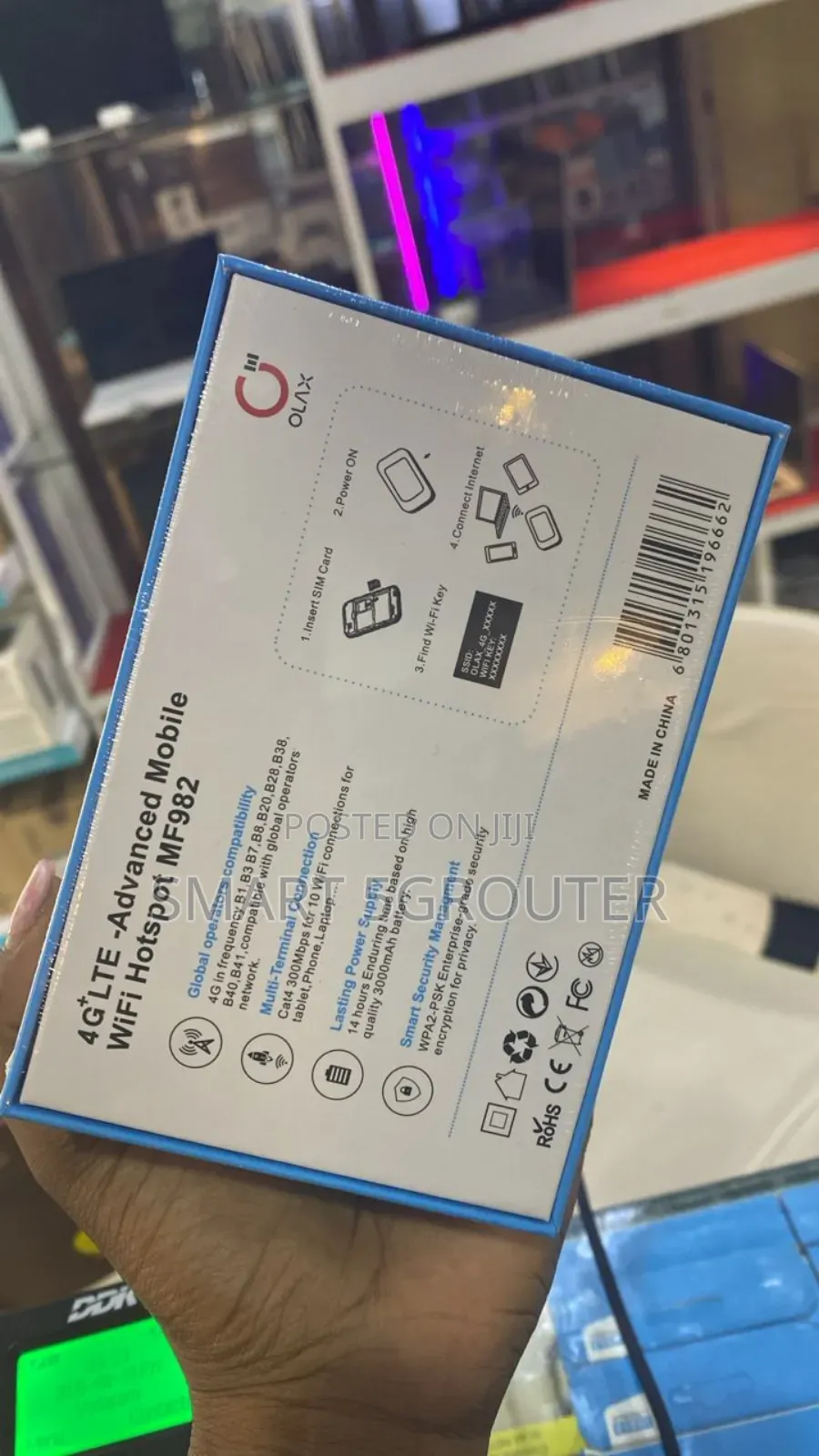 Olax Universal Pocket Wifi All Network Yas, Airtel and Vodacom