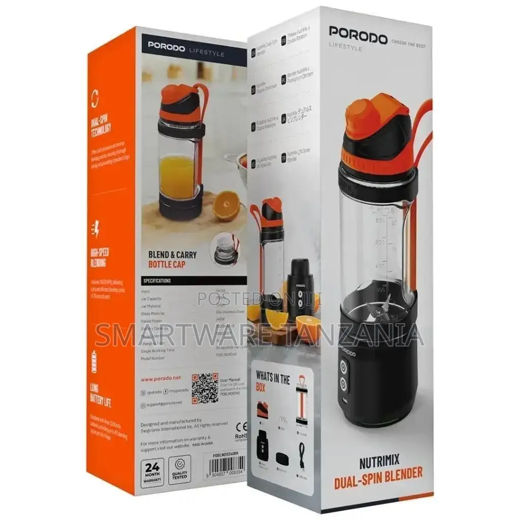Porodo Lifestyle Nutrimix Dual-spin Blender