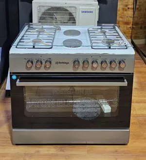 Berklays Cooker 4 Gas + 2 Electric Plates 90*60